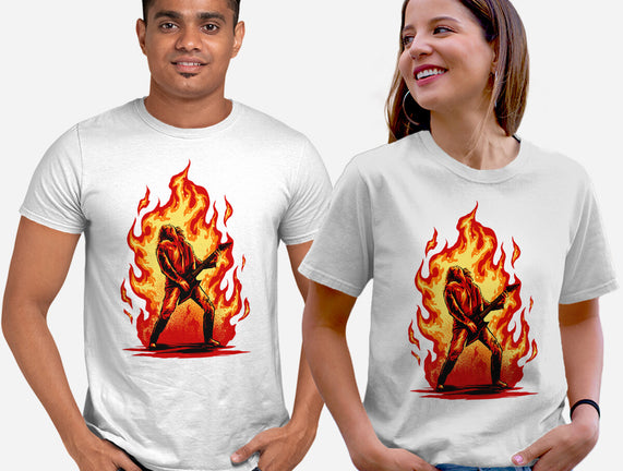 Burning Guitar