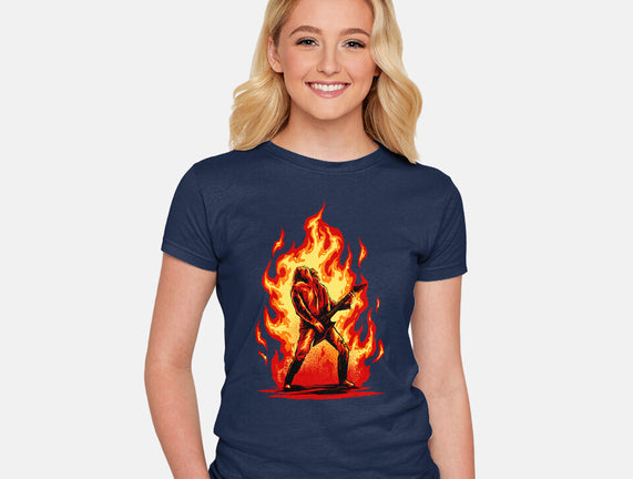 Burning Guitar