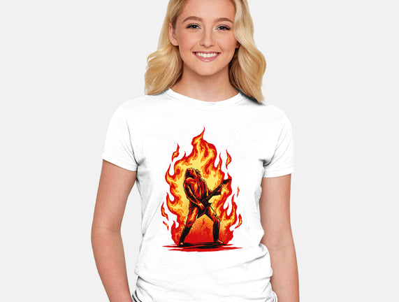 Burning Guitar