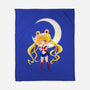 Chibi Moon-none fleece blanket-dinshoran