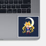 Chibi Moon-none glossy sticker-dinshoran