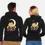 Chibi Moon-unisex zip-up sweatshirt-dinshoran