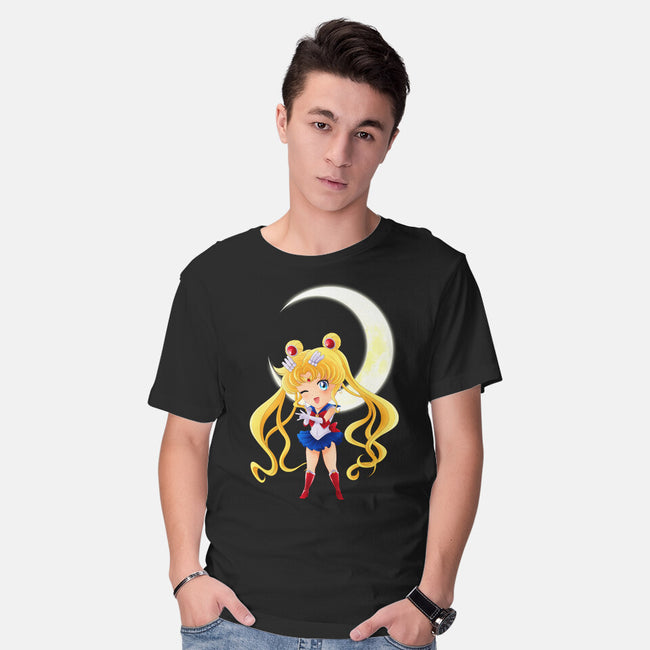 Chibi Moon-mens basic tee-dinshoran