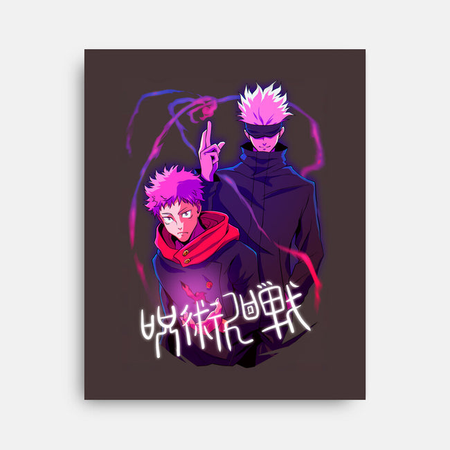 Curse Spirits-none stretched canvas-Conjura Geek