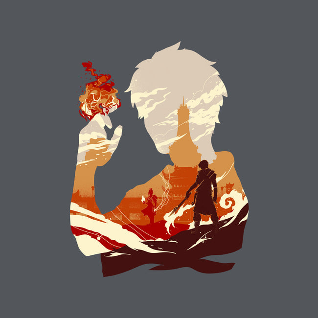 Fire And Lightning-womens v-neck tee-RamenBoy