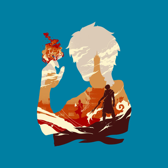 Fire And Lightning-mens premium tee-RamenBoy