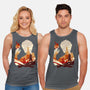 Fire And Lightning-unisex basic tank-RamenBoy