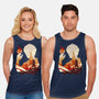 Fire And Lightning-unisex basic tank-RamenBoy