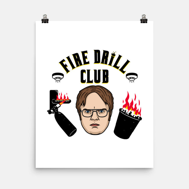 Fire Drill Club-none matte poster-Raffiti