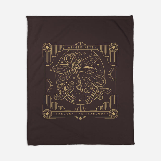 Flying Keys-none fleece blanket-Loreley Panacoton