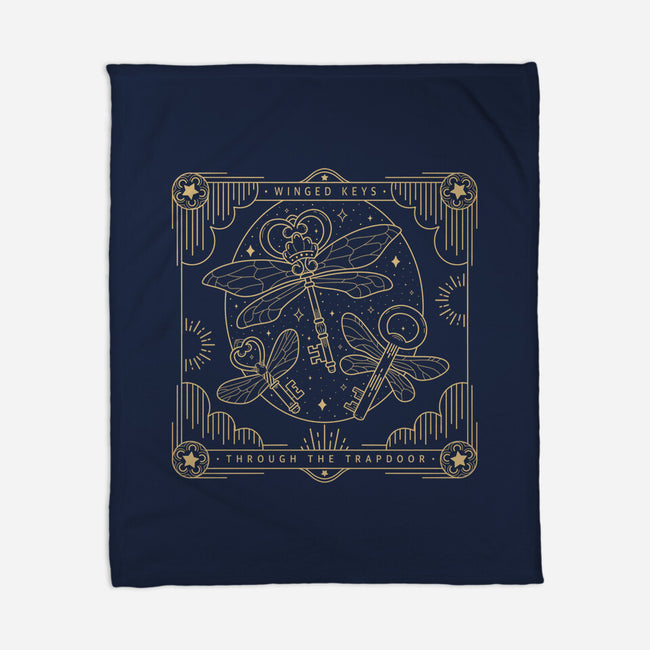 Flying Keys-none fleece blanket-Loreley Panacoton