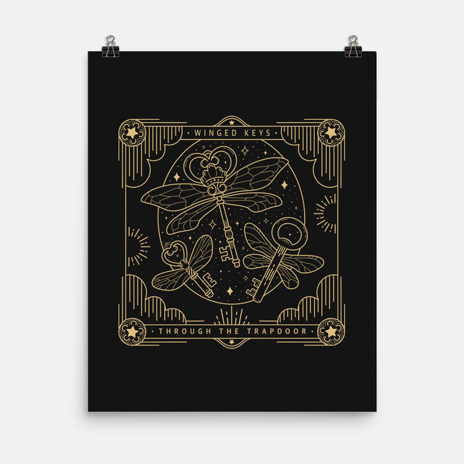 Flying Keys-none matte poster-Loreley Panacoton