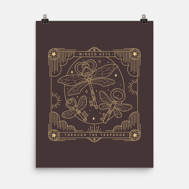Flying Keys-none matte poster-Loreley Panacoton