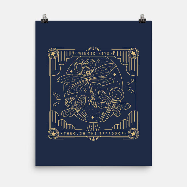 Flying Keys-none matte poster-Loreley Panacoton