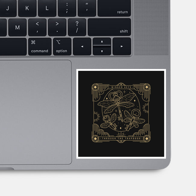 Flying Keys-none glossy sticker-Loreley Panacoton