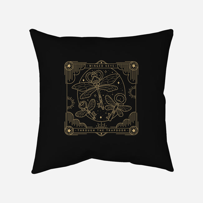 Flying Keys-none removable cover w insert throw pillow-Loreley Panacoton