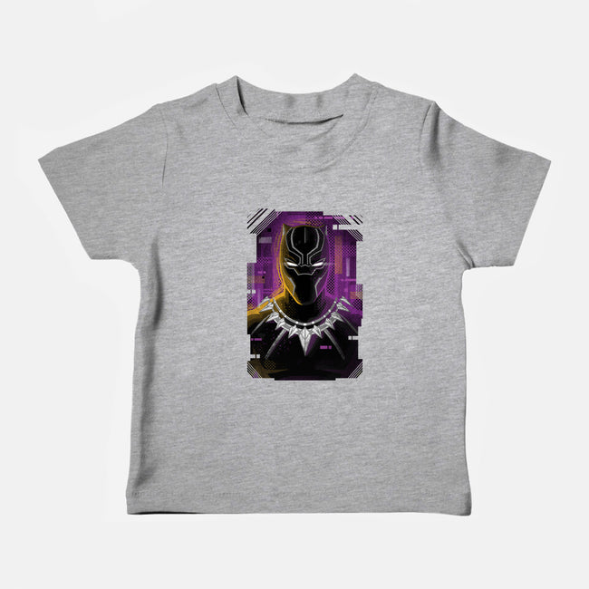 Glitch Panther-baby basic tee-danielmorris1993