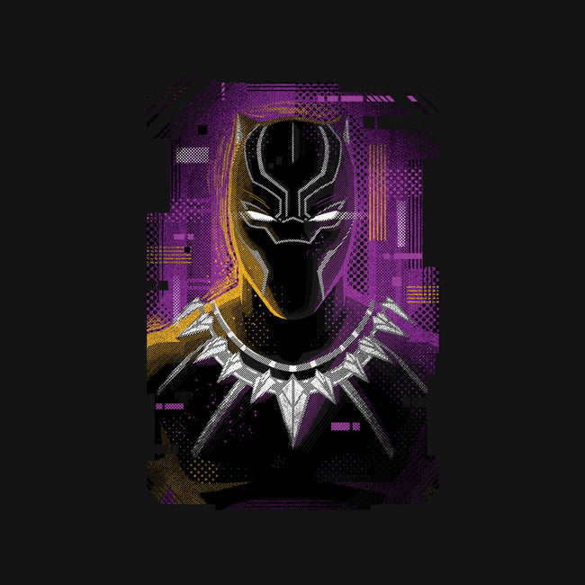 Glitch Panther-none matte poster-danielmorris1993