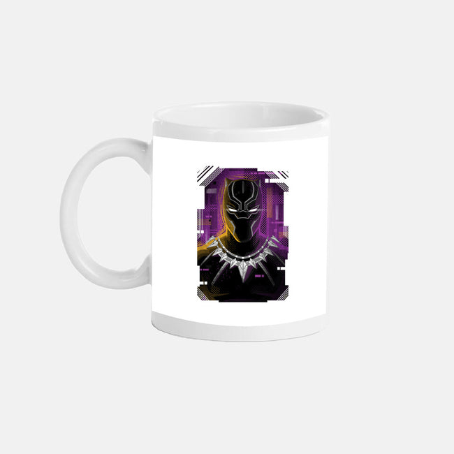 Glitch Panther-none mug drinkware-danielmorris1993