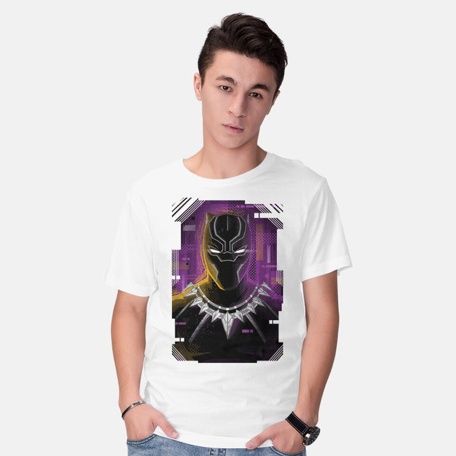 Glitch Panther-mens basic tee-danielmorris1993