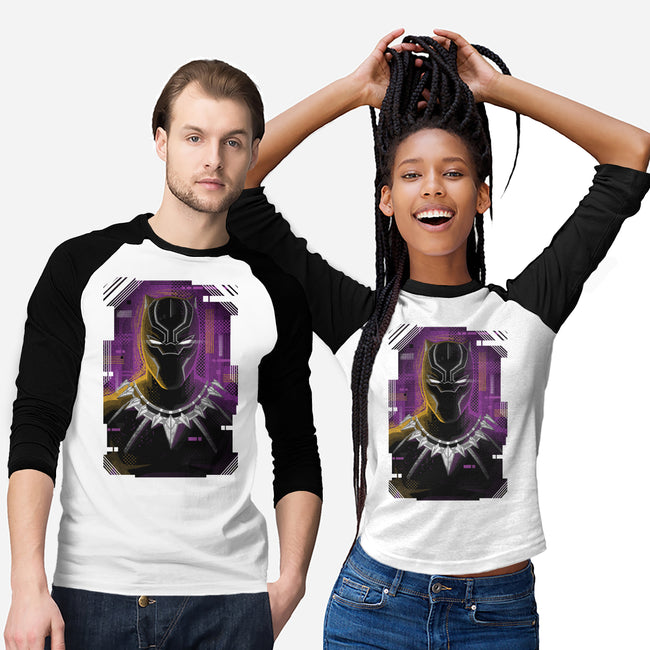 Glitch Panther-unisex baseball tee-danielmorris1993