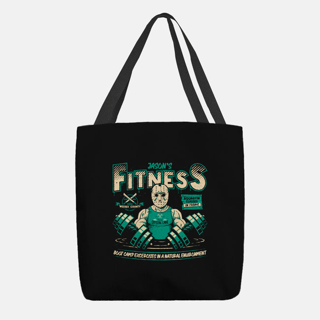 Jason's Fitness-none basic tote bag-teesgeex