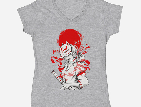 Kitsune Samurai Girl