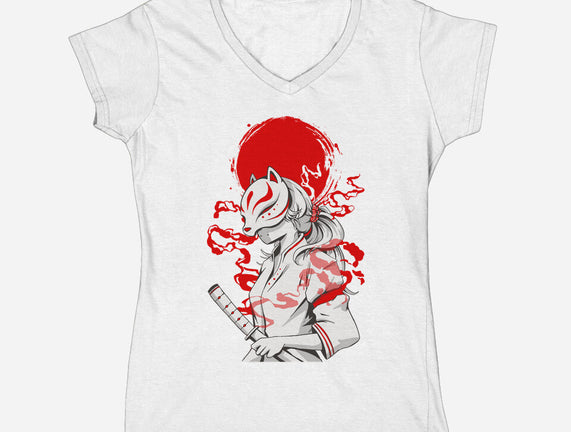 Kitsune Samurai Girl