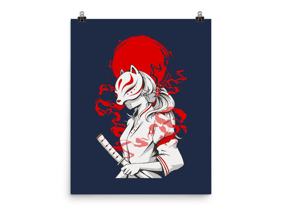 Kitsune Samurai Girl
