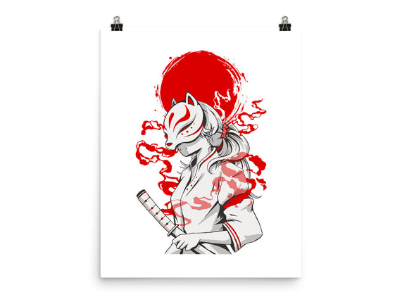 Kitsune Samurai Girl