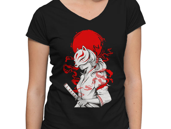 Kitsune Samurai Girl