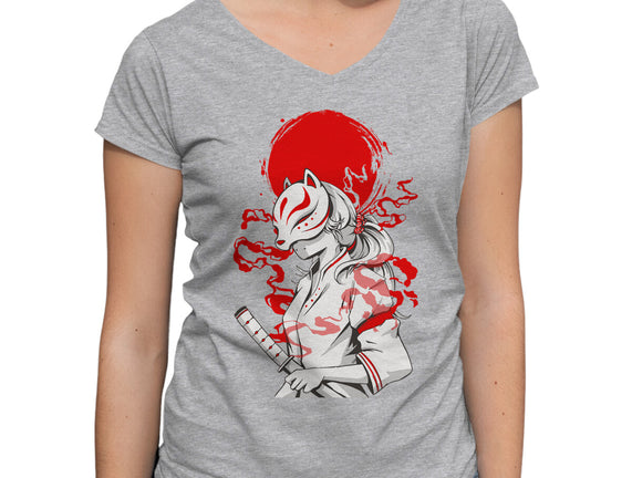 Kitsune Samurai Girl