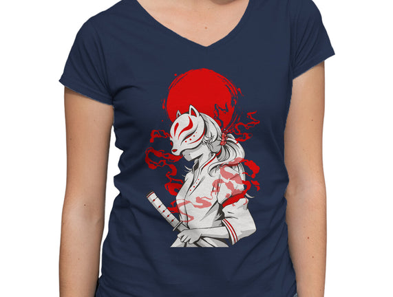 Kitsune Samurai Girl