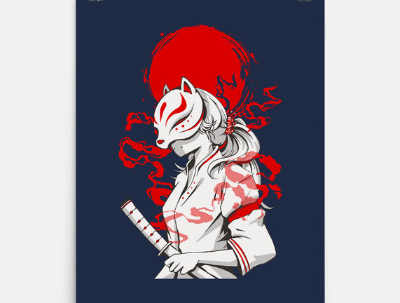 Kitsune Samurai Girl