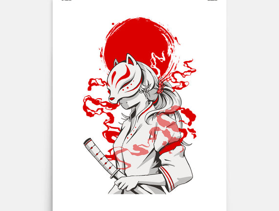 Kitsune Samurai Girl