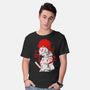 Kitsune Samurai Girl-mens basic tee-Faissal Thomas
