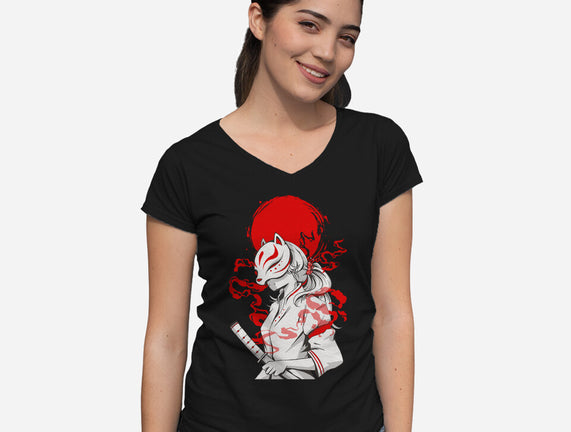Kitsune Samurai Girl
