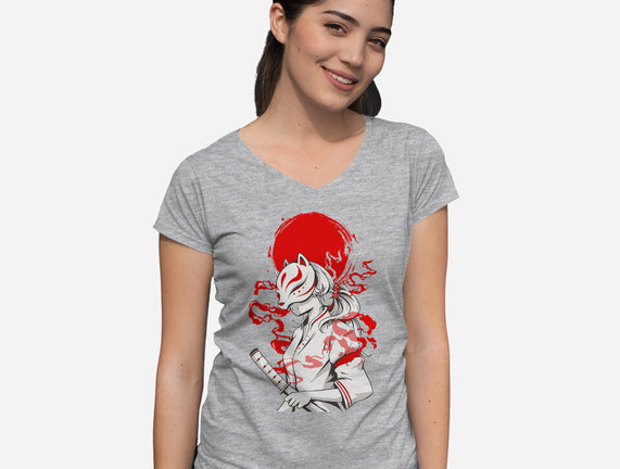 Kitsune Samurai Girl