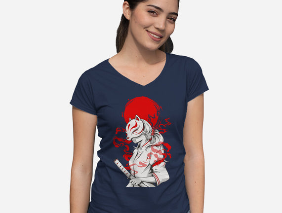 Kitsune Samurai Girl