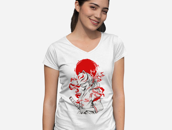 Kitsune Samurai Girl
