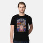 Nostalgic Villains-mens premium tee-Conjura Geek