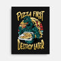 Pizzazilla-none stretched canvas-spoilerinc