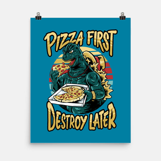 Pizzazilla-none matte poster-spoilerinc