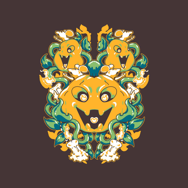 Pumpkin Coral-none polyester shower curtain-1Wing