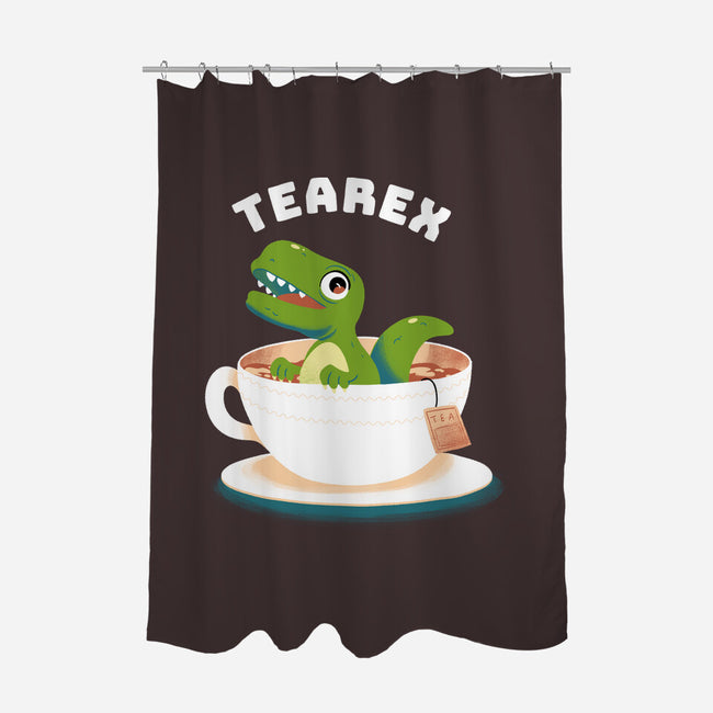 Tearex-none polyester shower curtain-FunkVampire