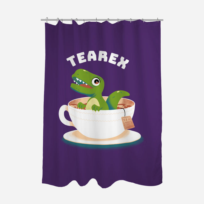 Tearex-none polyester shower curtain-FunkVampire