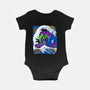 The Great Wave Of Mecha 01-baby basic onesie-Bellades