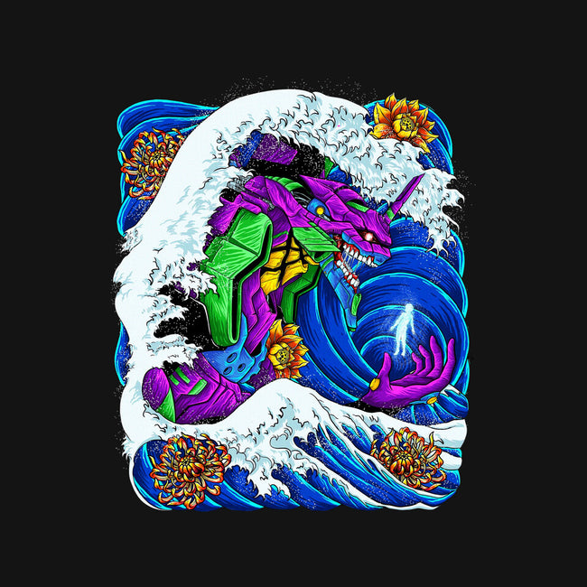 The Great Wave Of Mecha 01-none glossy sticker-Bellades