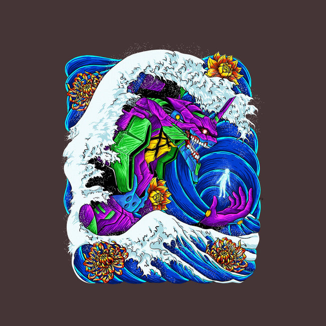 The Great Wave Of Mecha 01-none removable cover w insert throw pillow-Bellades