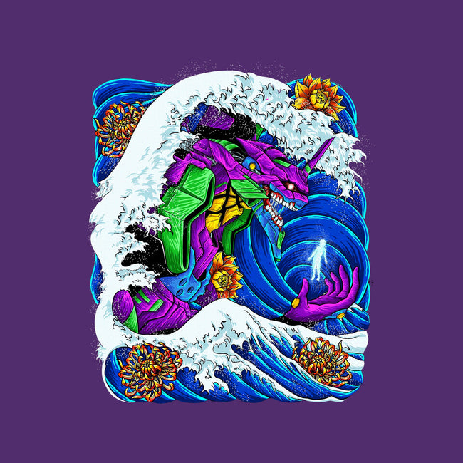 The Great Wave Of Mecha 01-none fleece blanket-Bellades